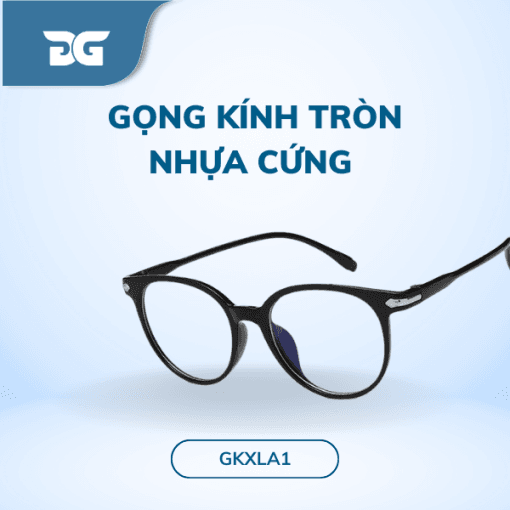 gọng kính tròn nhựa cứng 5