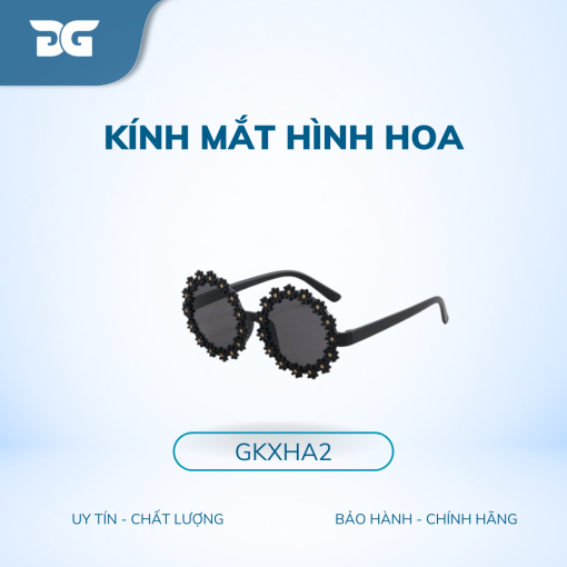 kính mắt hình hoa