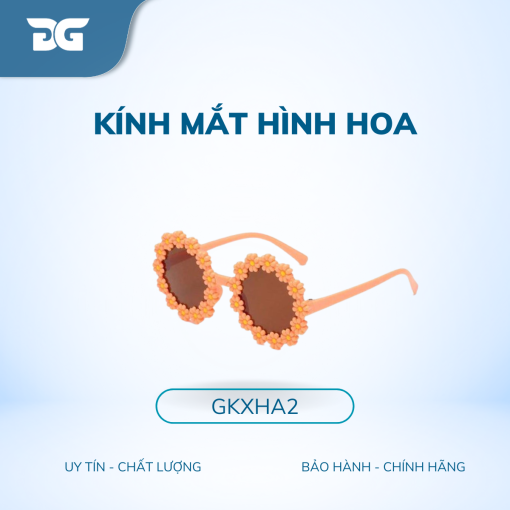 kính mắt hình hoa