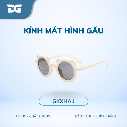 kính mắt hình gấu đáng yêu