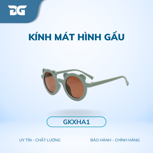 kính mắt hình gấu đáng yêu