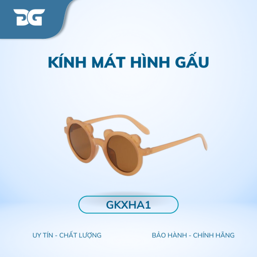 kính mắt hình gấu đáng yêu