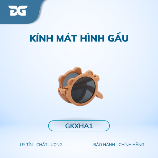 kính mắt hình gấu đáng yêu